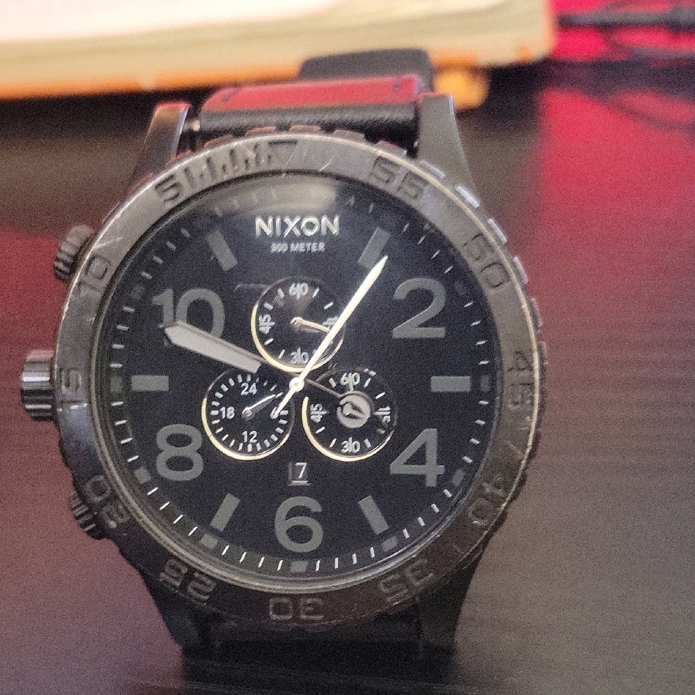 Nixon Black 51-30 Chronograph Men's Watch